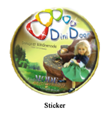 Dini Door Sticker